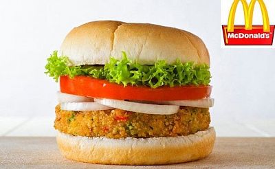 Хорошая новость для вегетарианцев от McDonald´s: появился овощной гамбургер