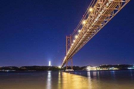 Лиссабонский мост с музыкальными талантами